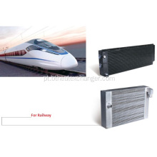 Refrigerador da barra da placa de alumínio para a locomotiva Railway